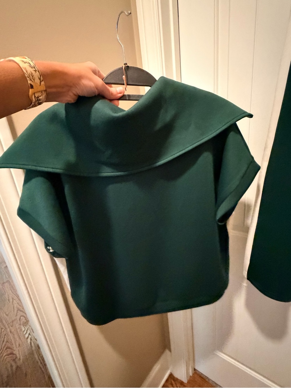 Women's Wide-Leg Pants and top in Forest Green - Picture 5 of 12